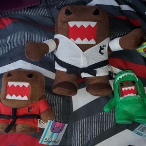 3 Domo plushies